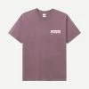 POWERS Mens Pray Collage SS Tee Muted Plum