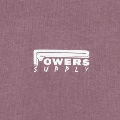 POWERS Mens Pray Collage SS Tee Muted Plum