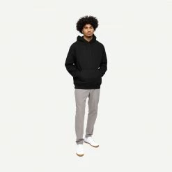 Reigning Champ Knit Mid Weight Terry Pullover Hoodie In Black