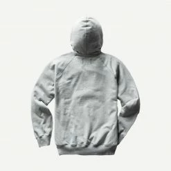 Reigning Champ Knit Mid Weight Terry Pullover Hoodie In Heather Grey
