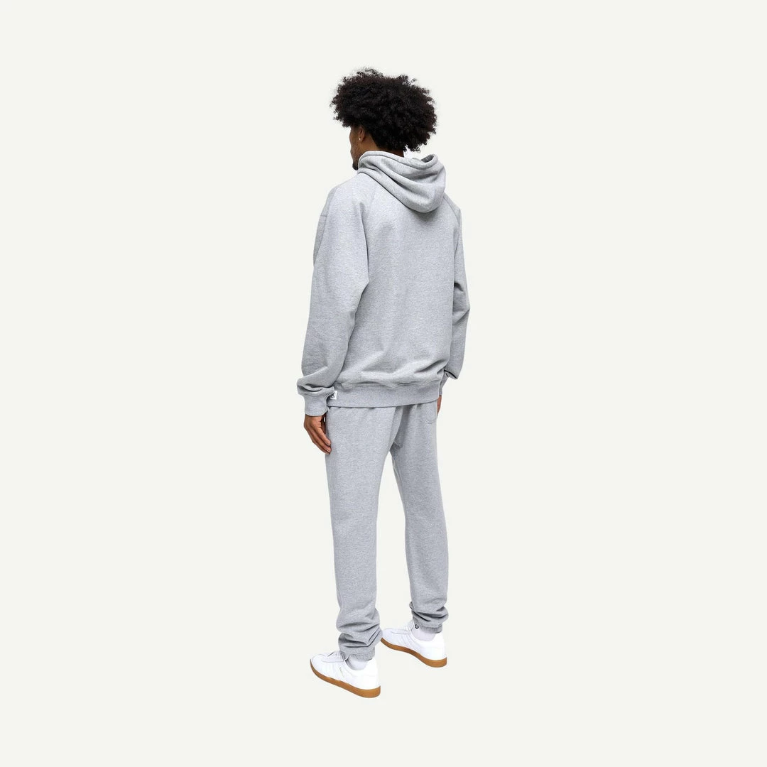 Reigning Champ Knit Mid Weight Terry Pullover Hoodie In Heather Grey