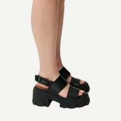 Ganni Cleated High Heel Sandal Womens