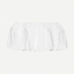 Nation LTD Sonali Bubble Hem Top - White Womens