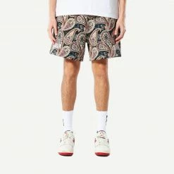 Pleasures Casket Woven Shorts - Black Mens 12 Pleasures Casket Woven Shorts - Black Mens