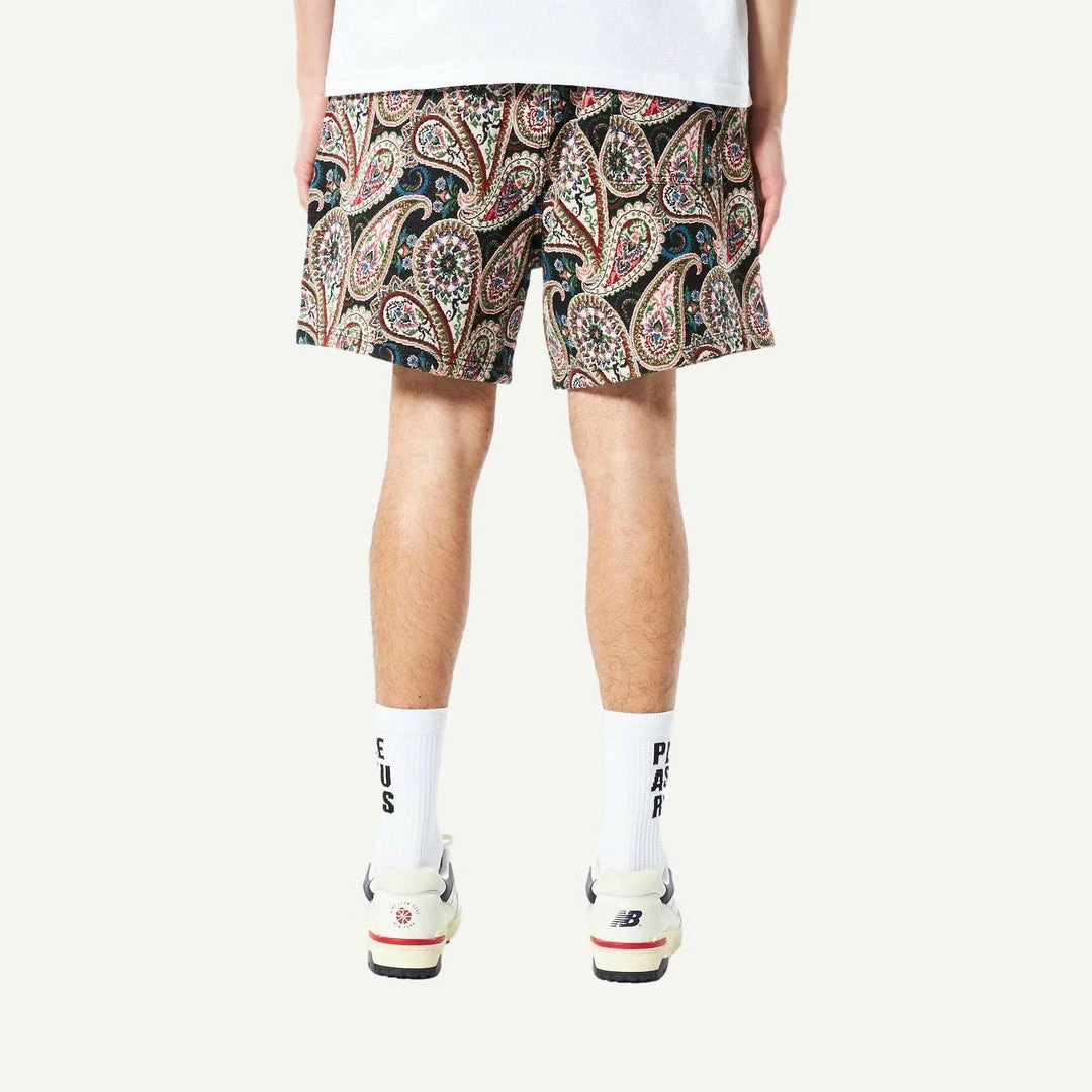 Pleasures Casket Woven Shorts - Black Mens 7 Pleasures Casket Woven Shorts - Black Mens