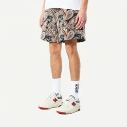 Pleasures Casket Woven Shorts - Black Mens 14 Pleasures Casket Woven Shorts - Black Mens