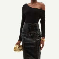 Norma Kamali Drop Shoulder Body Suit