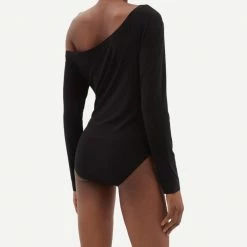 Norma Kamali Drop Shoulder Body Suit