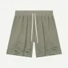 John Elliott Mens Reverse Burn-Out Shorts - Shark X Kelly