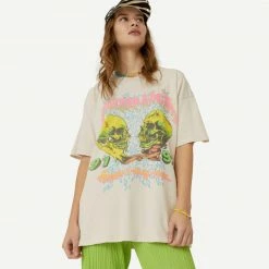 Daydreamer Metallica Wherever I May Roam Merch Tee - Dirty White Womens