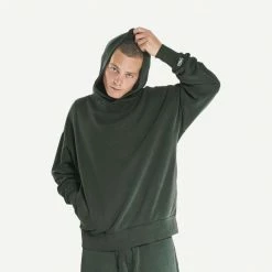 Thrills Mens Situation Normal Slouch Pull On Hood Dark Olive
