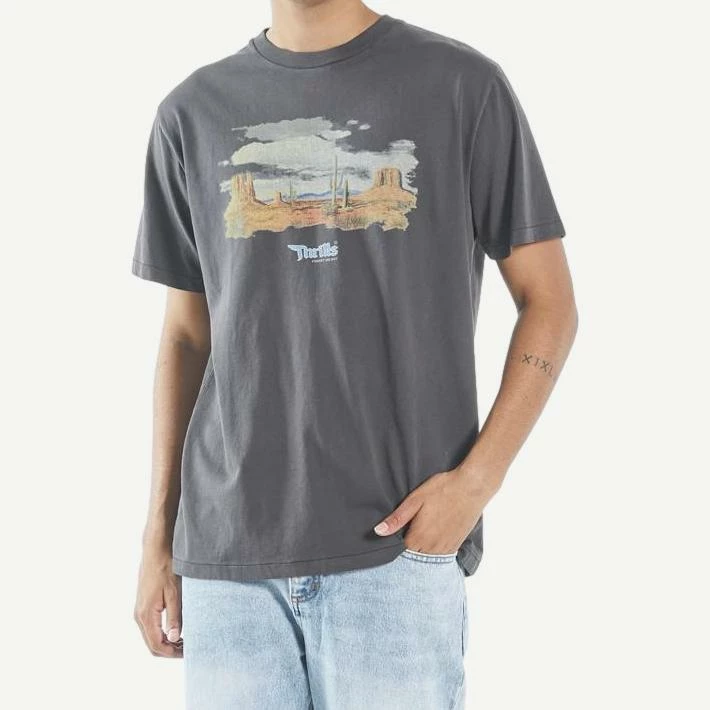 Mens Monumental Thrills Merch Fit Tee Vintage Black 3 Mens Monumental Thrills Merch Fit Tee Vintage Black