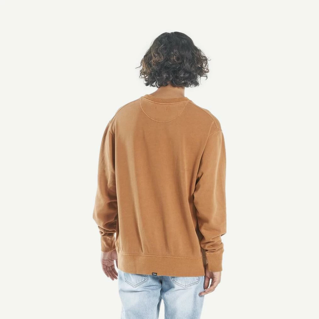 Minimal Thrills Oversized Crew Spice Brown Mens 5 Minimal Thrills Oversized Crew Spice Brown Mens