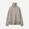 Rag & Bone Womens Nora Cable Knit T Neck
