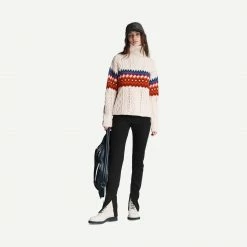 Rag & Bone Womens Willow Fairisle TurtleNeck