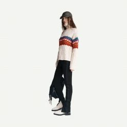 Rag & Bone Womens Willow Fairisle TurtleNeck
