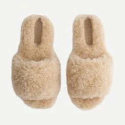 Rag & Bone Eria Sandal Faux Furr Ivory Womens