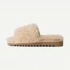 Rag & Bone Eria Sandal Faux Furr Ivory Womens