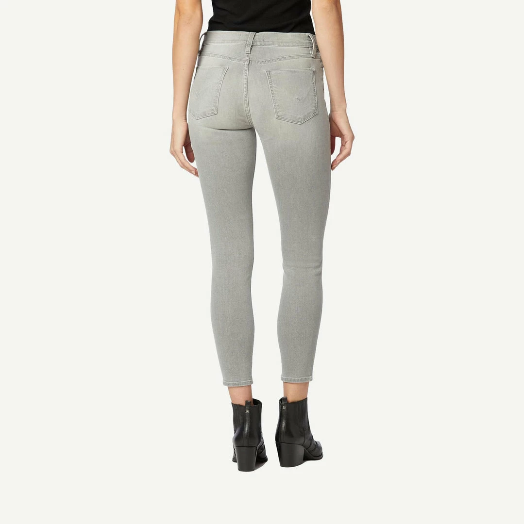 Hudson Womens Nico Mid Rise Super Skinny Ankle In Silver Fields 6 Hudson Womens Nico Mid Rise Super Skinny Ankle In Silver Fields