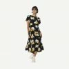 Rue Stiic Carter Split Dress In Marigold Floral