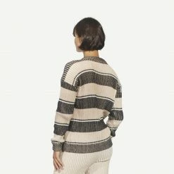 Rue Stiic Elora Knit White Black Latte Womens