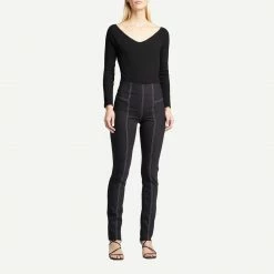 Ksubi Womens Mariah Bodysuit Black