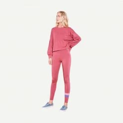 Sundry Striped Yoga-Pant In Jam