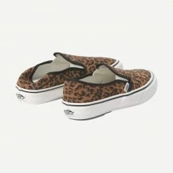 Vans Womens Slip-On SF In Suede Leopard