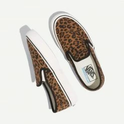 Vans Womens Slip-On SF In Suede Leopard