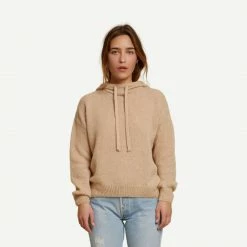 Nation LTD Tessa Alpaca Hoodie In Antique