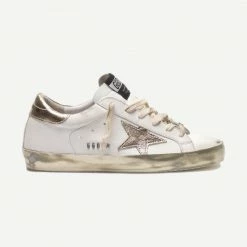 Golden Goose Superstar Leather Upper Laminated Star Lettering