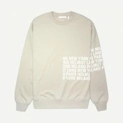 Helmut Lang Mens Box Logo Crew