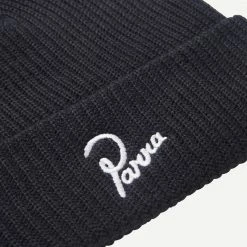 By Parra Signature Beanie Navy Blue Mens