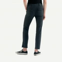 Nili Lotan Womens Jenna Pant - Marine Blue