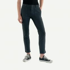 Nili Lotan Womens Jenna Pant - Marine Blue