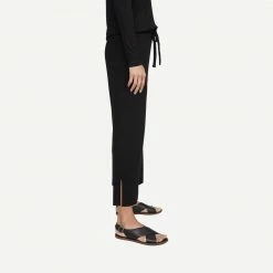 LNA Womens Core Ribbed Kismet Pant - Black