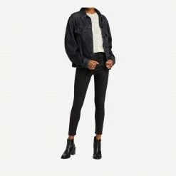 Rag & Bone Denim Jacket Onyx Womens