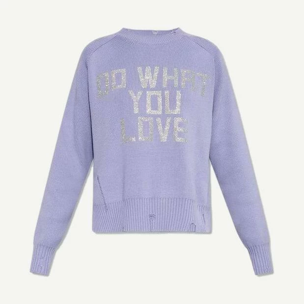 Golden Goose Womens Delilah Sweater Flock Print 3 Golden Goose Womens Delilah Sweater Flock Print