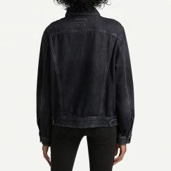 Rag & Bone Denim Jacket Onyx Womens