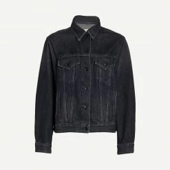 Rag & Bone Denim Jacket Onyx Womens