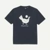 By Parra Mens Chicken T-Shirt Navy Blue