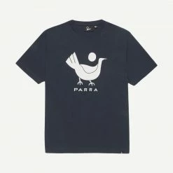 By Parra Mens Chicken T-Shirt Navy Blue