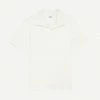 Wax London Mens Grande Polo Pique Cotton - Ecru